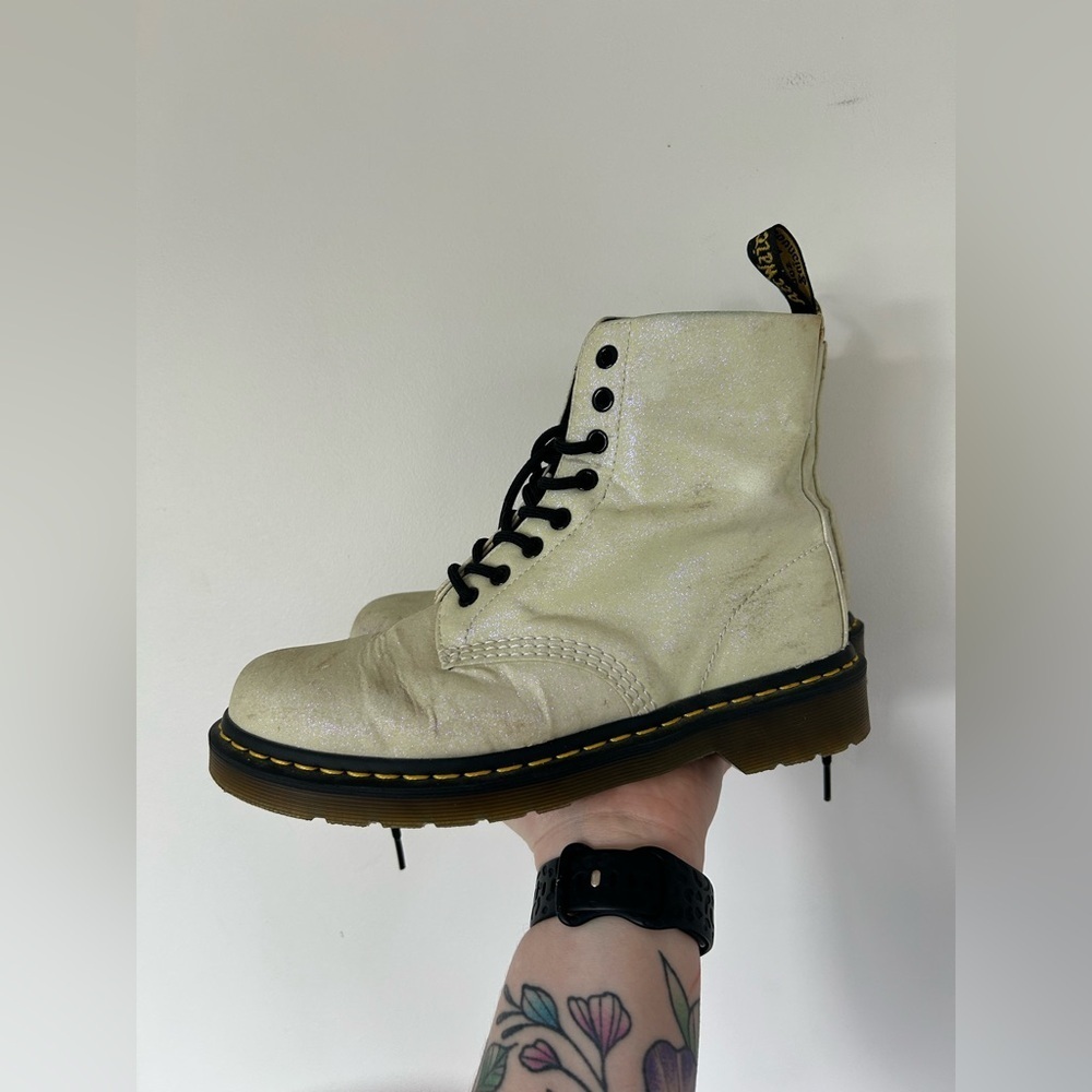 Dr. Martens Pascal Glitter Boots Size 9